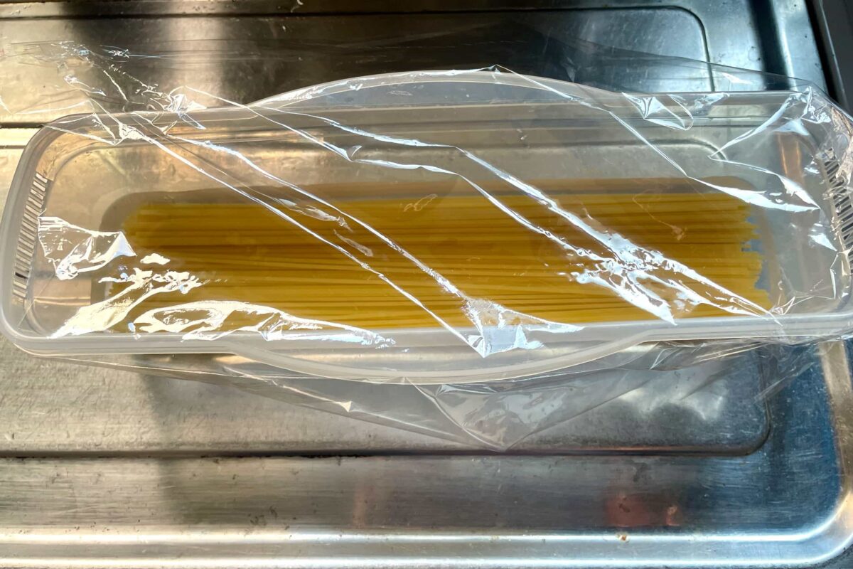 パスタ用レンジ調理器