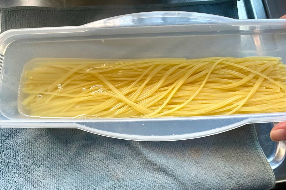パスタ用レンジ調理器