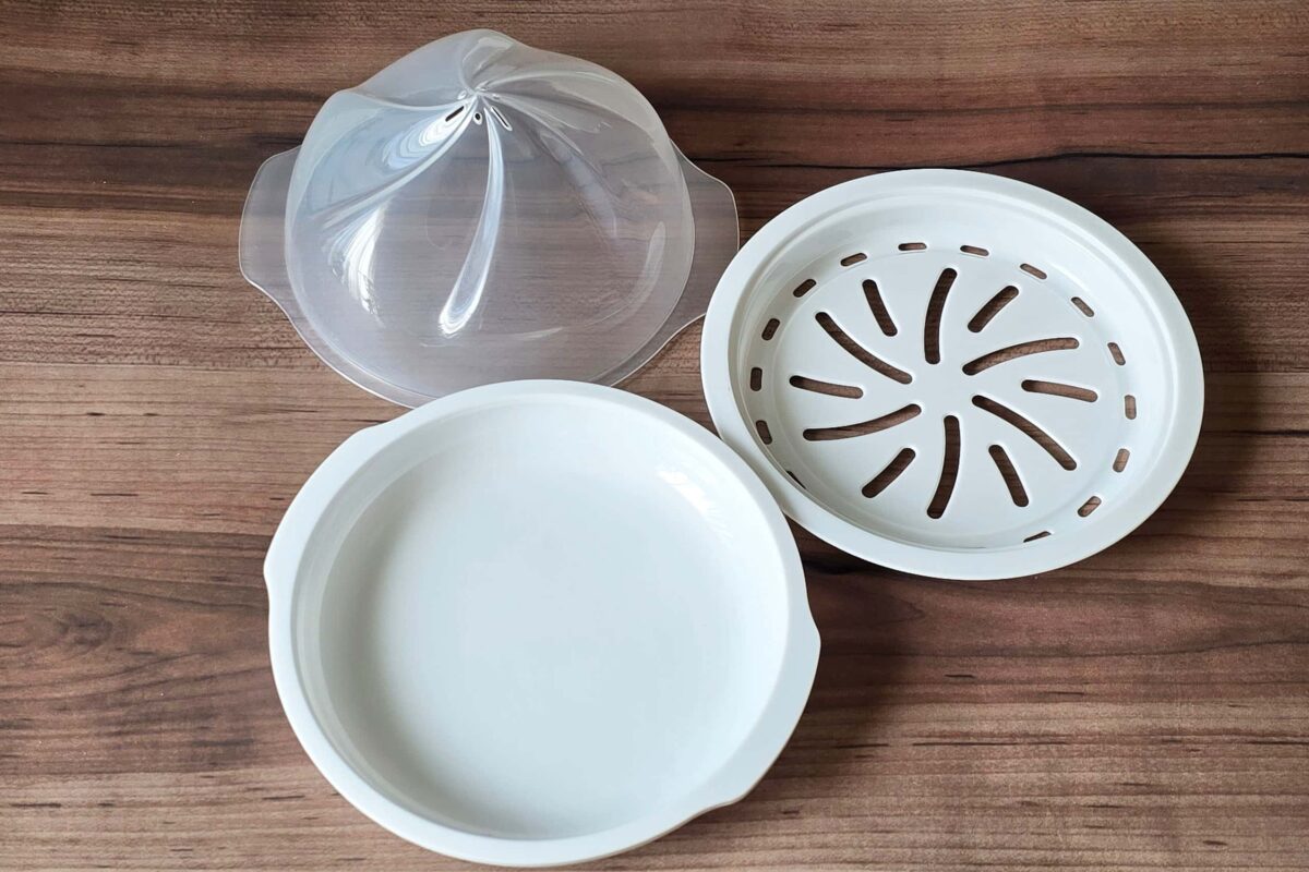 肉まん専用レンジ調理器・パーツ