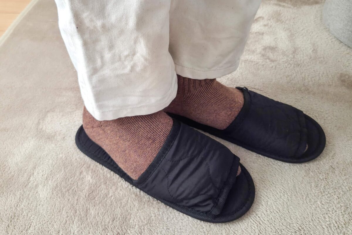 ソフトナイロントラベルスリッパ