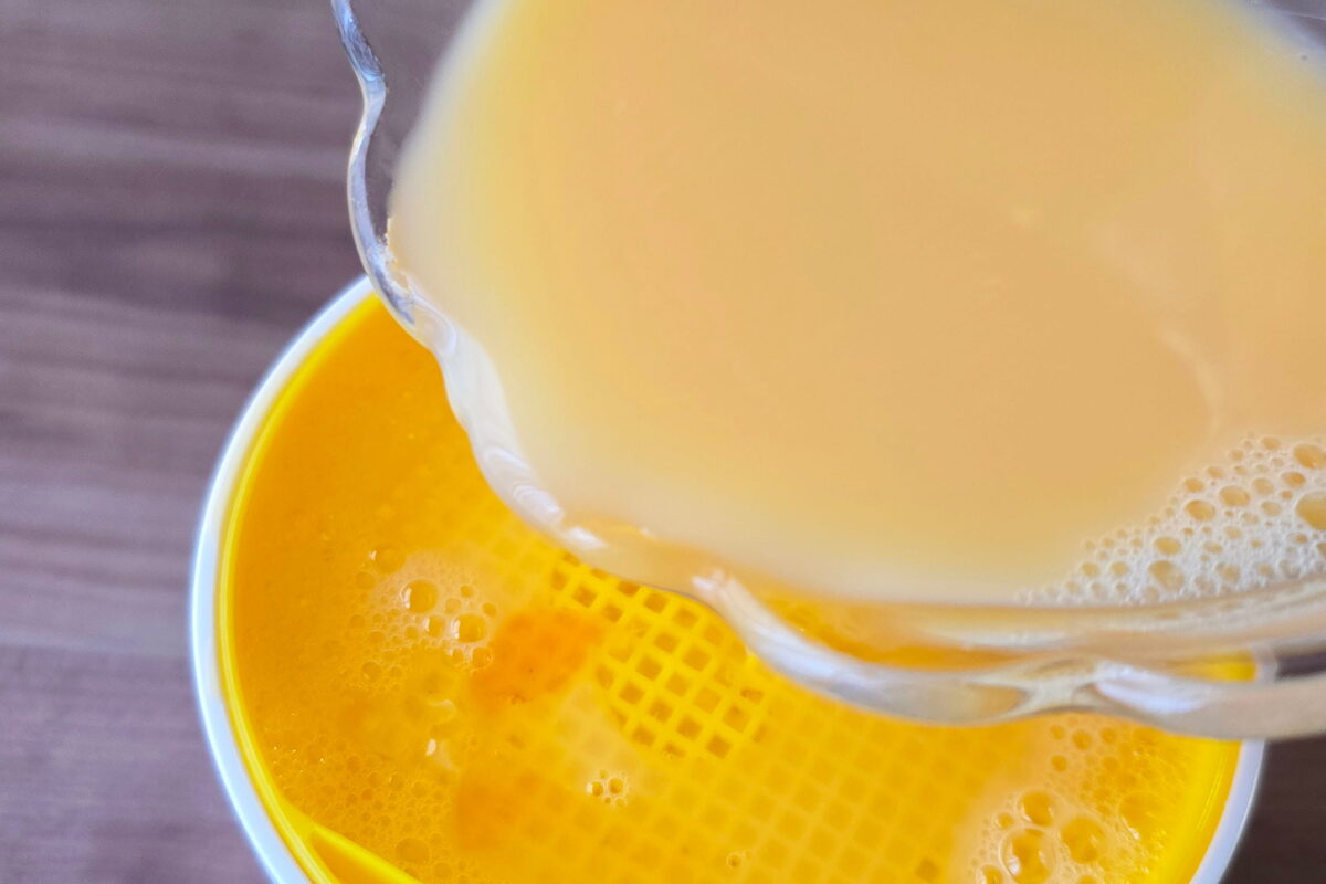 茶わん蒸し・こす