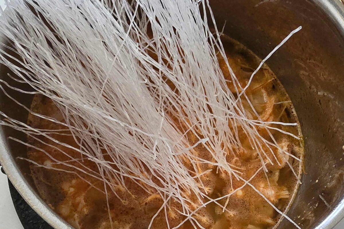 春雨豚キムチスープ・春雨