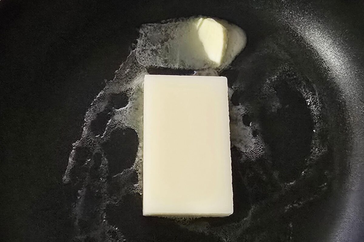 ベーコンチーズ餅・バター