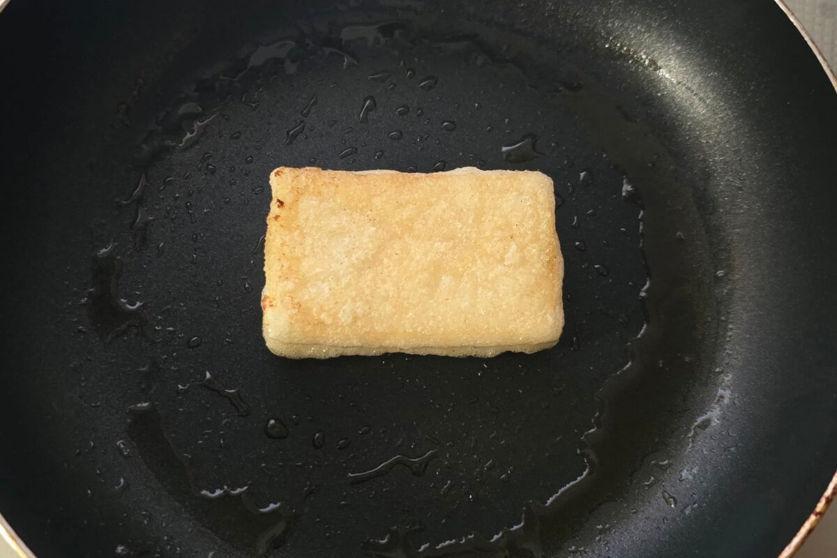 ベーコンチーズ餅・こんがり