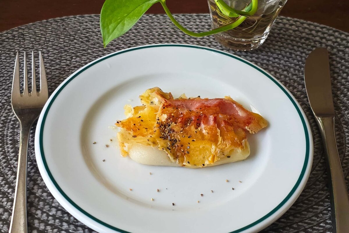 ベーコンチーズ餅