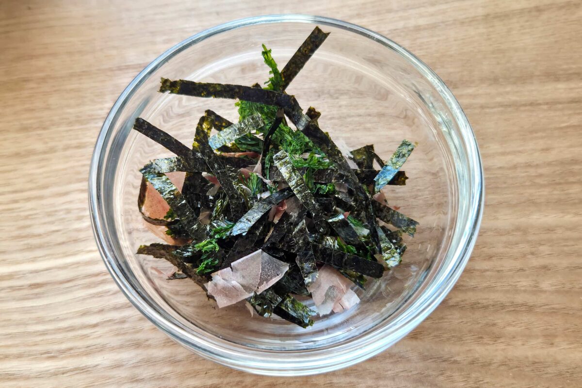 ぶっかけ海苔めし
