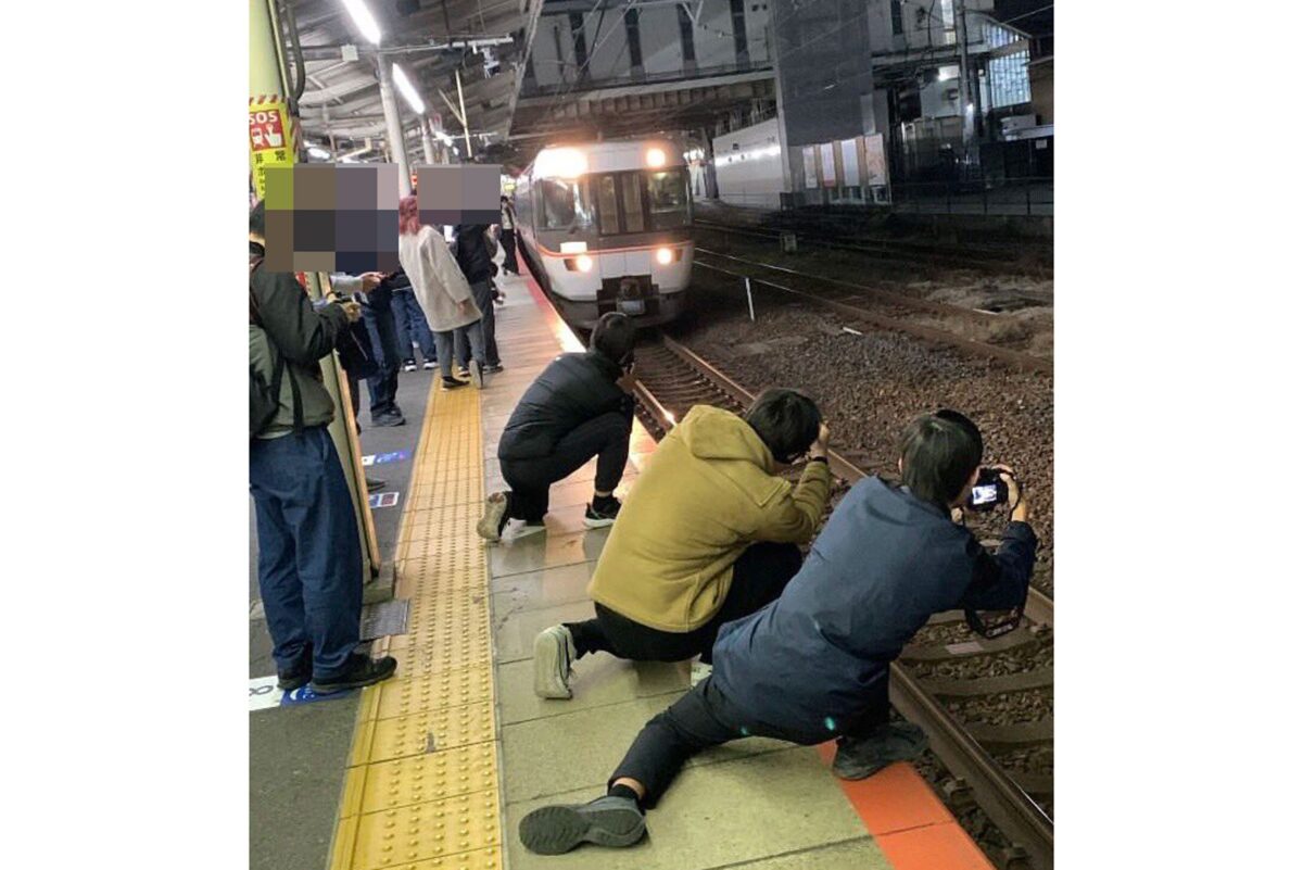 草津駅の撮り鉄