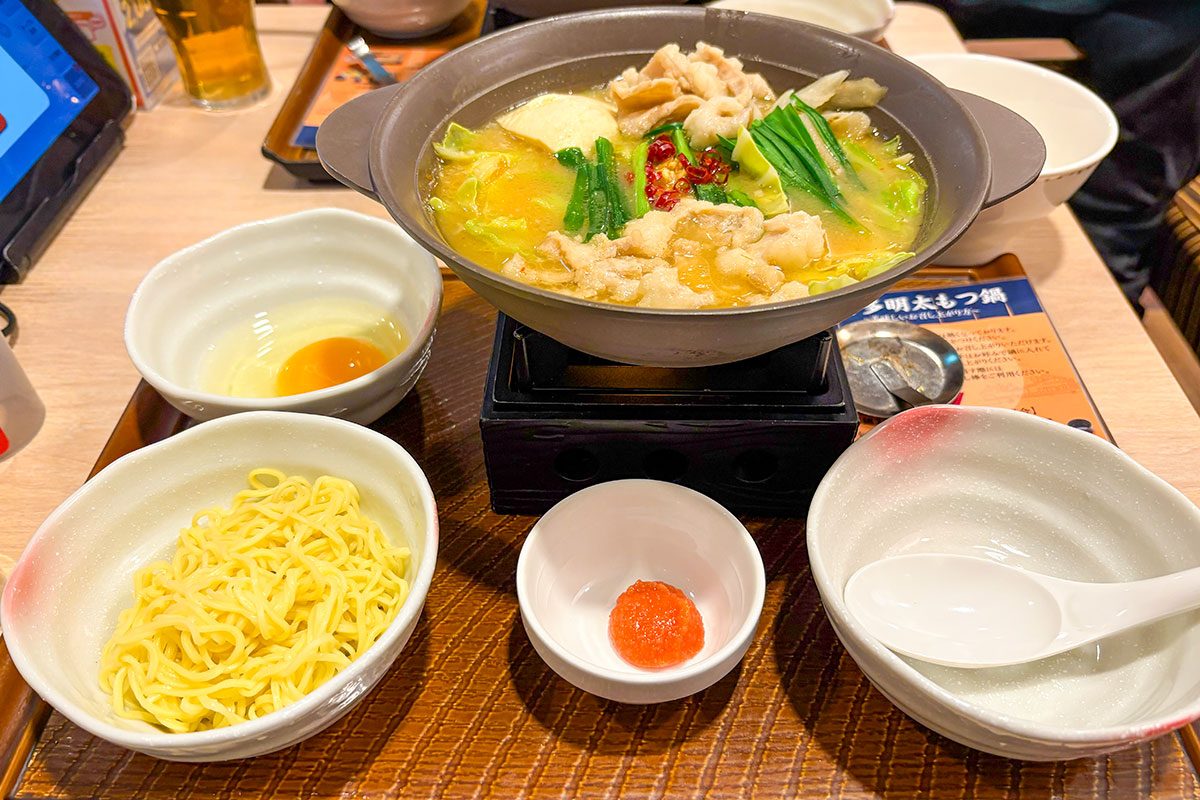 ガストのもつ鍋