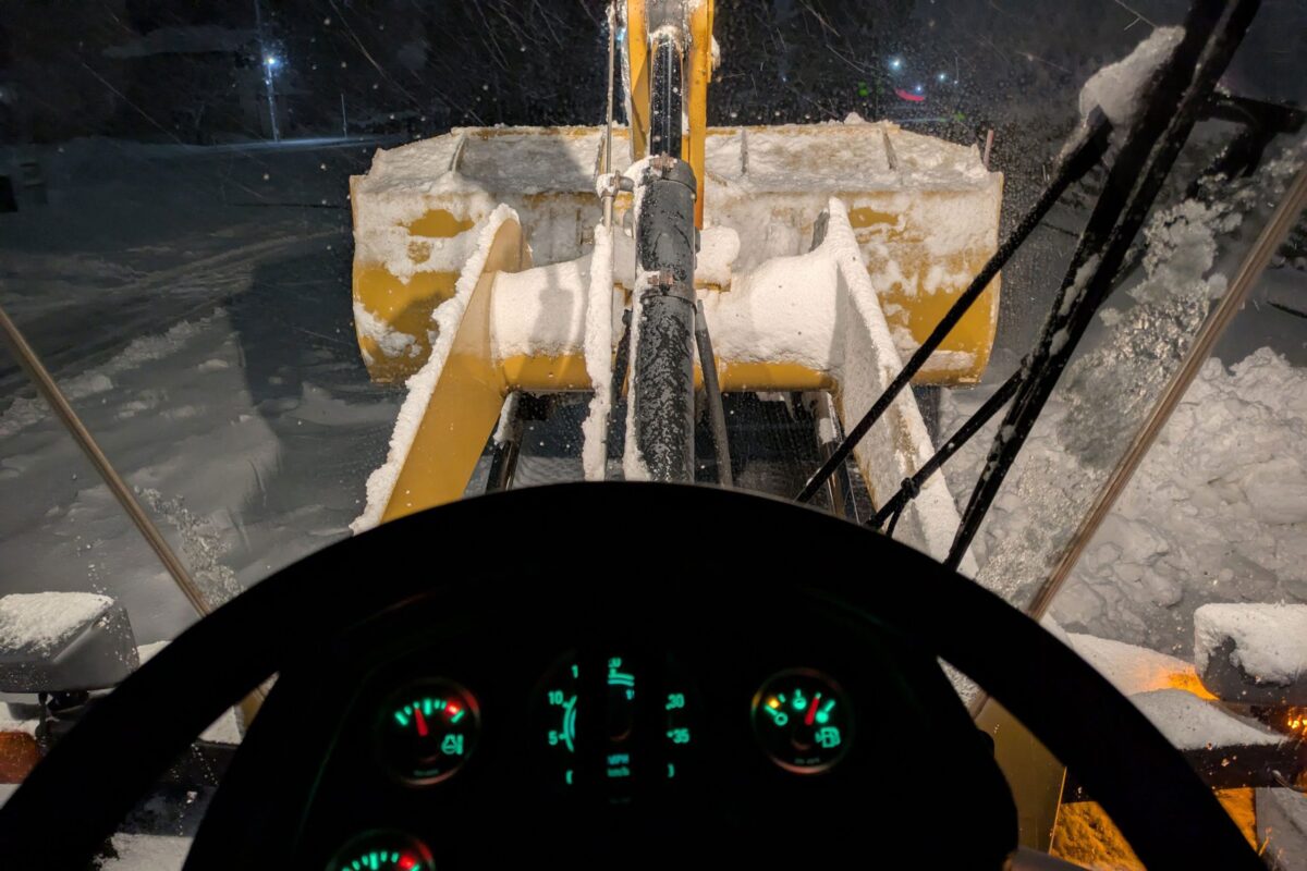 除雪作業の様子