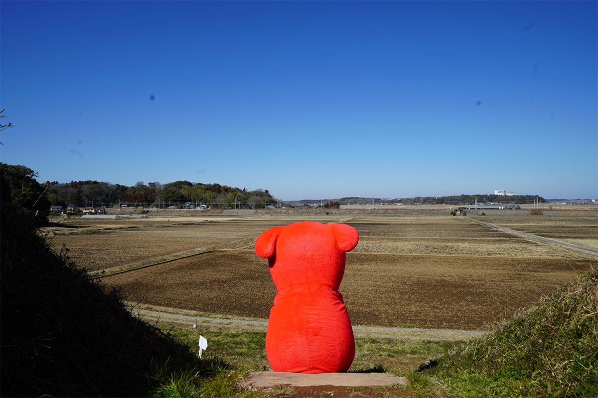 お空を見つめるチーバくん