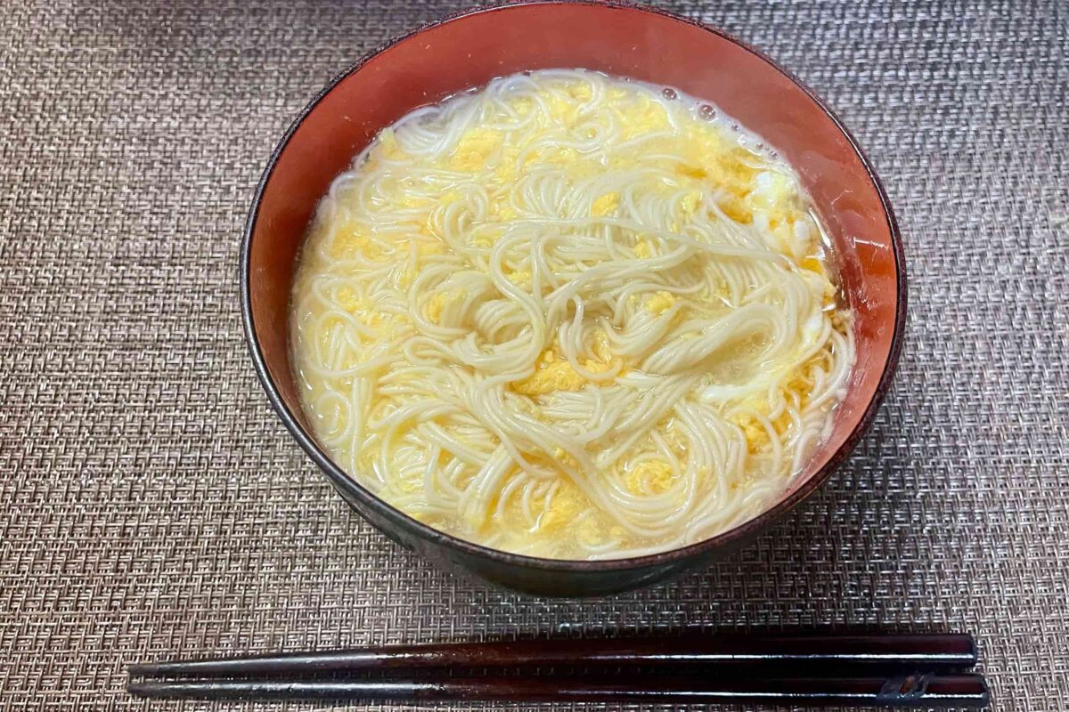 塩たまごにゅうめん