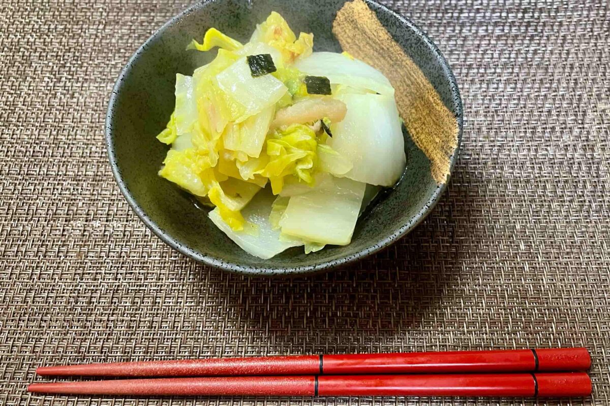 白菜の簡単煮