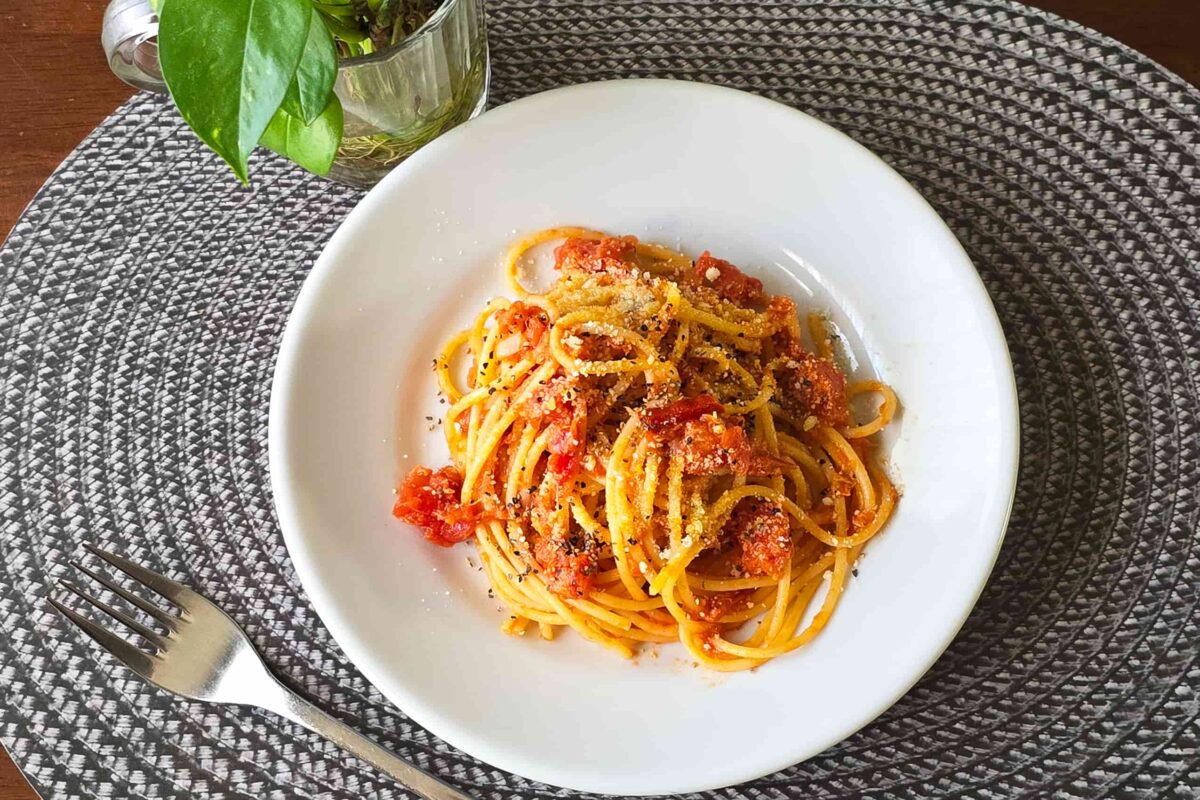 ツナトマトパスタ