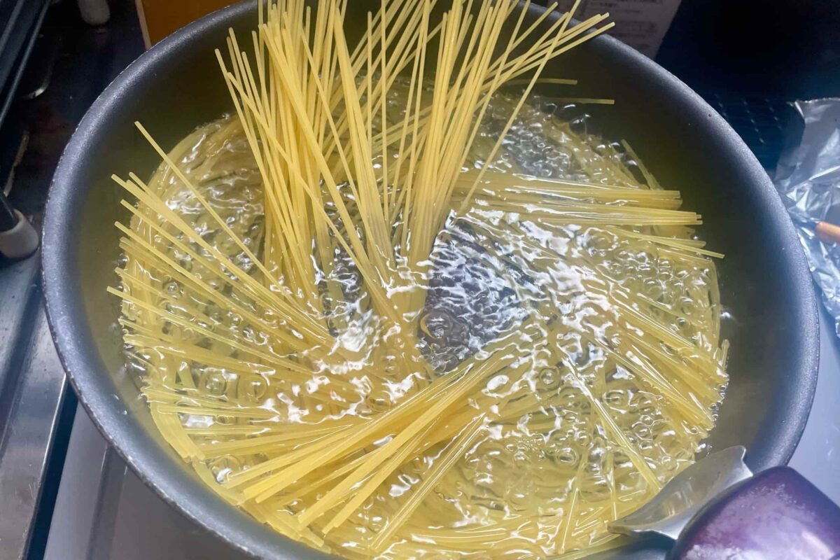 やけくそパスタ
