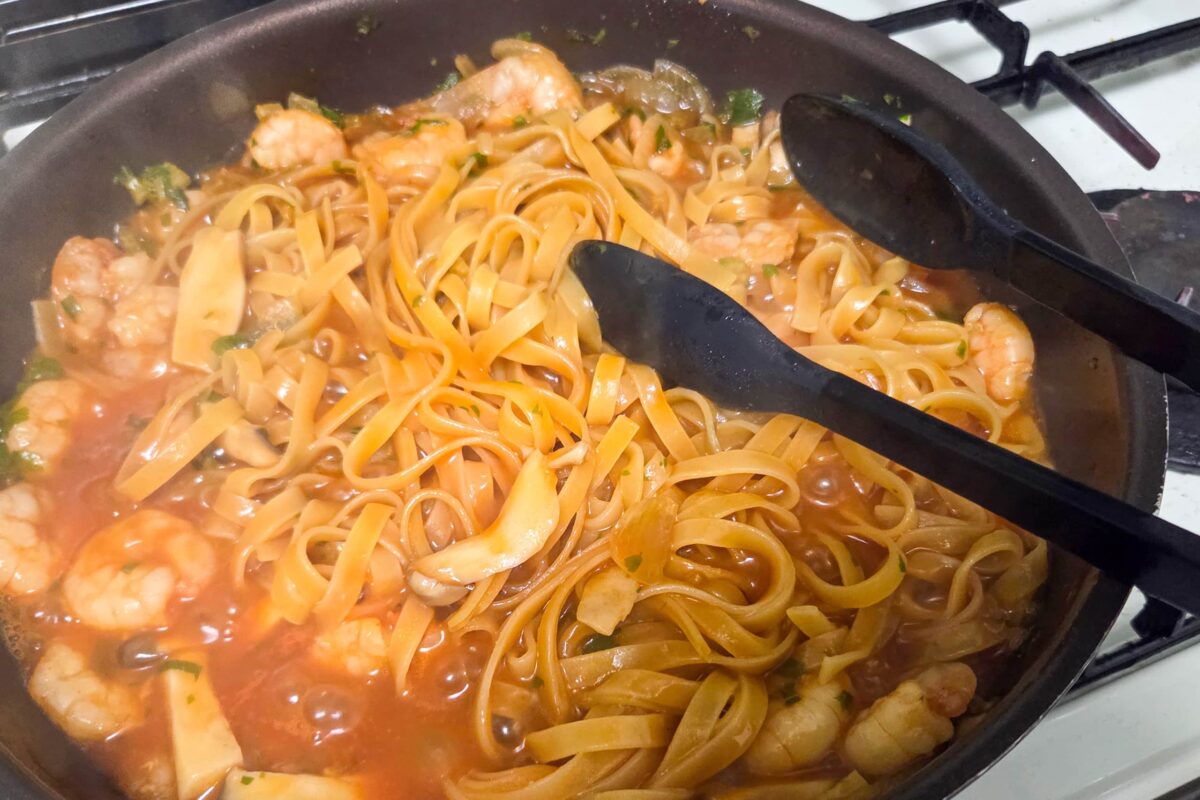 業務スーパー・ネストパスタ(タリアテッレ)