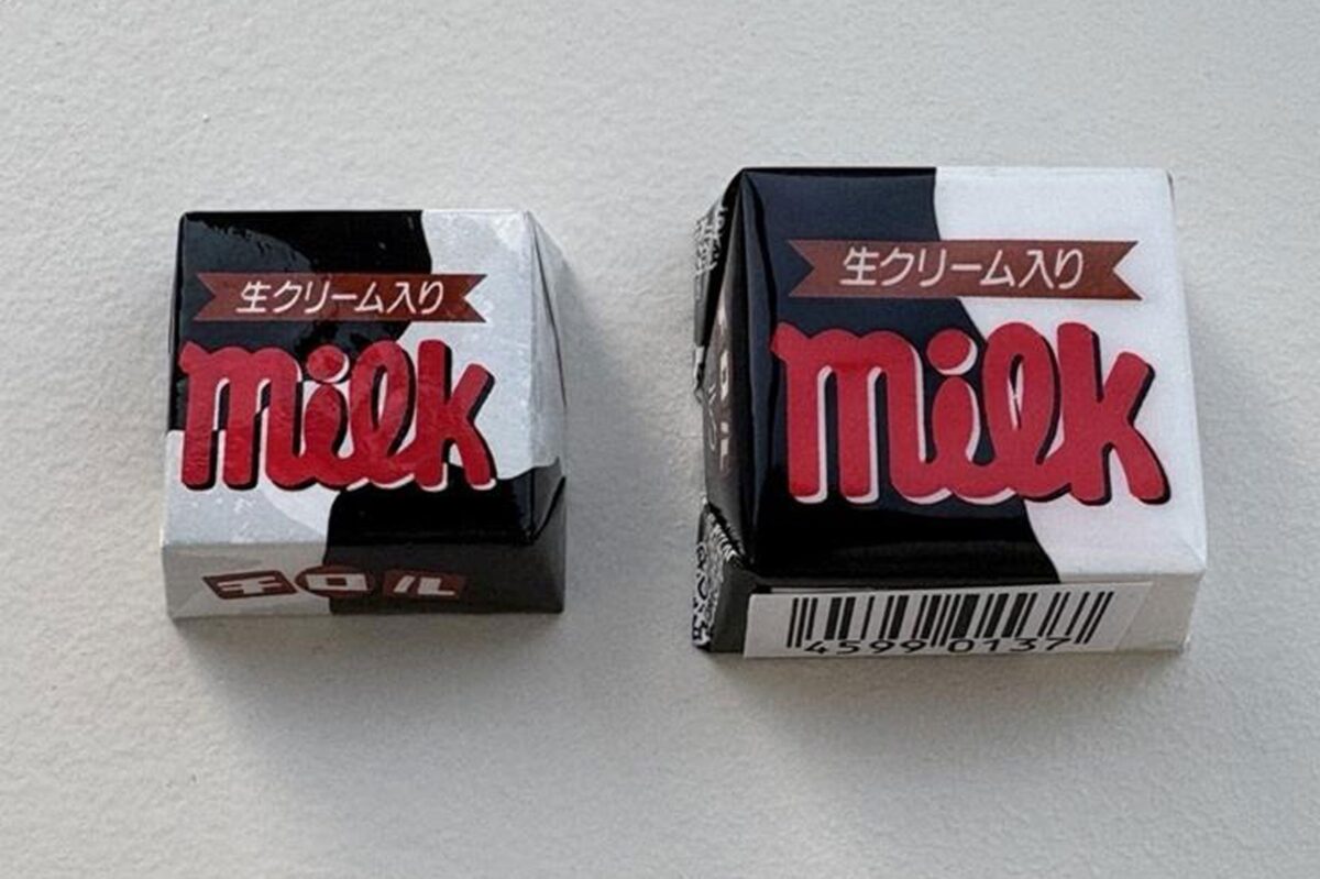 『チロルチョコ』サイズ比較
