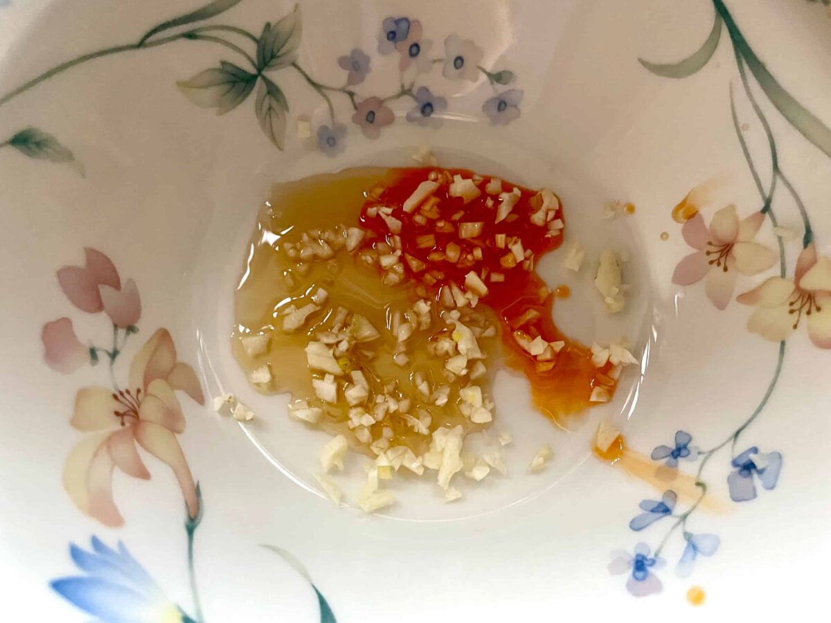 焦がしにんにく油そば