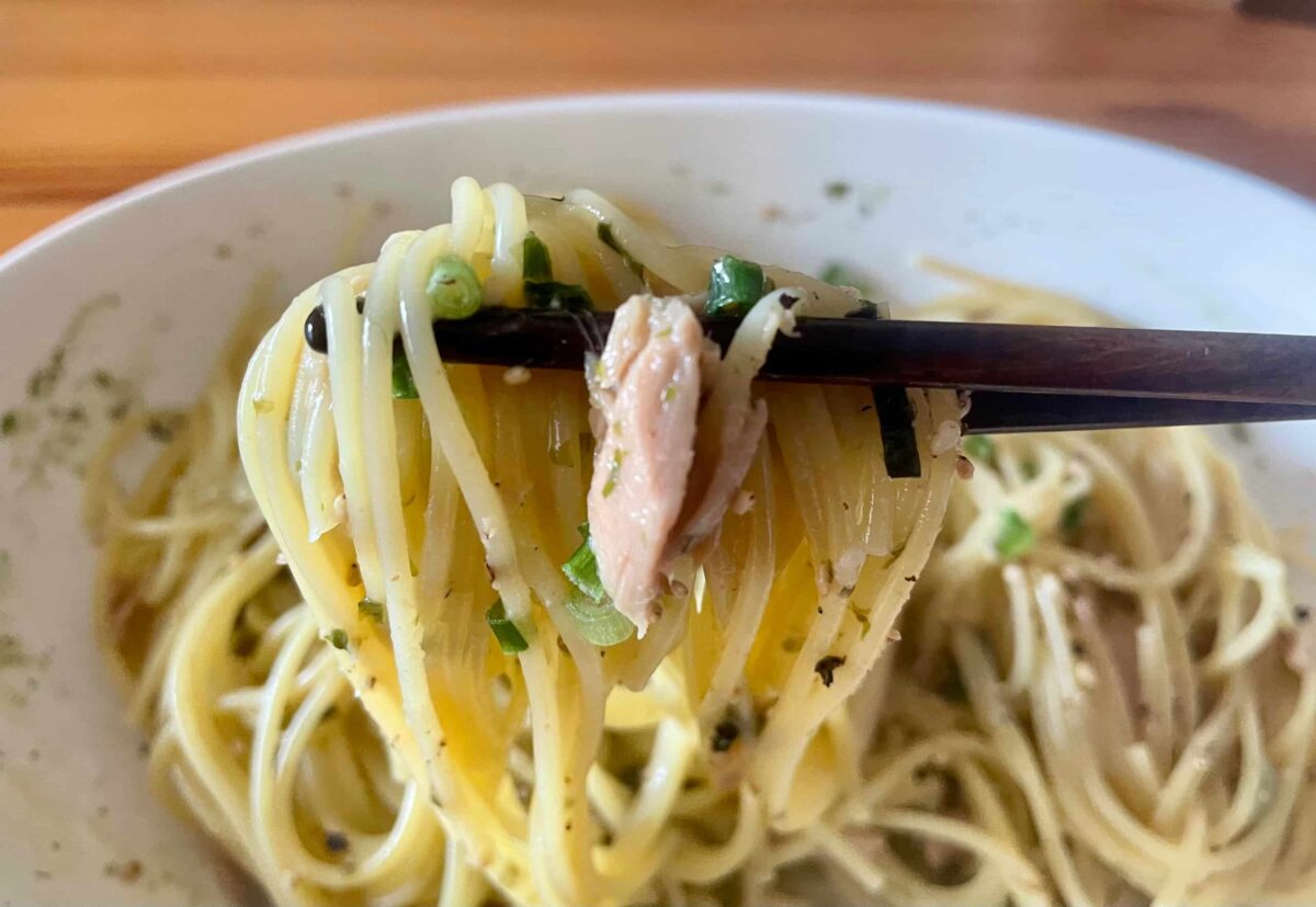 和風ツナパスタ