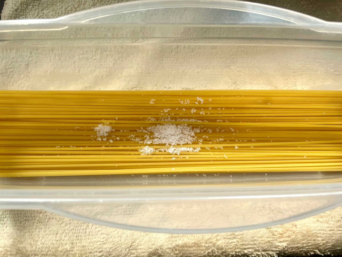 レンチンパスタ