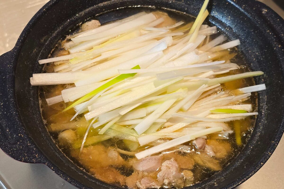 鶏ねぎ鍋