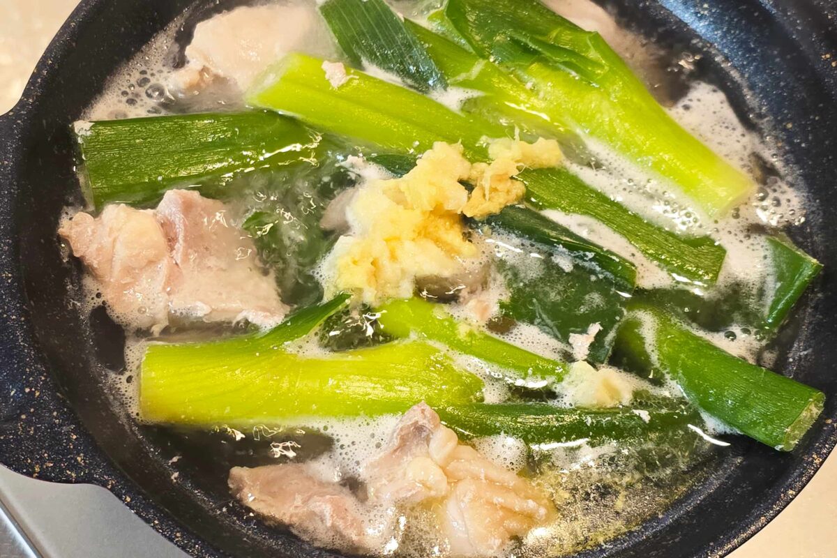 鶏ねぎ鍋