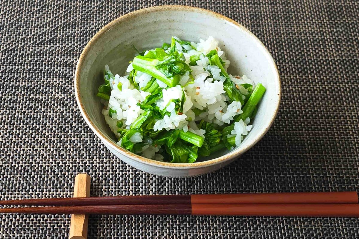 菜の花ごはん