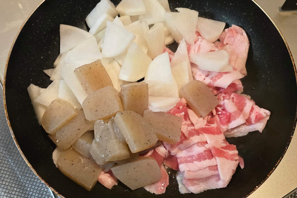 豚バラで簡単どて煮