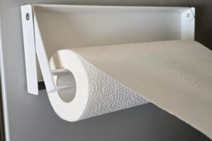 片手でカットマグネットキッチンペーパーホルダー