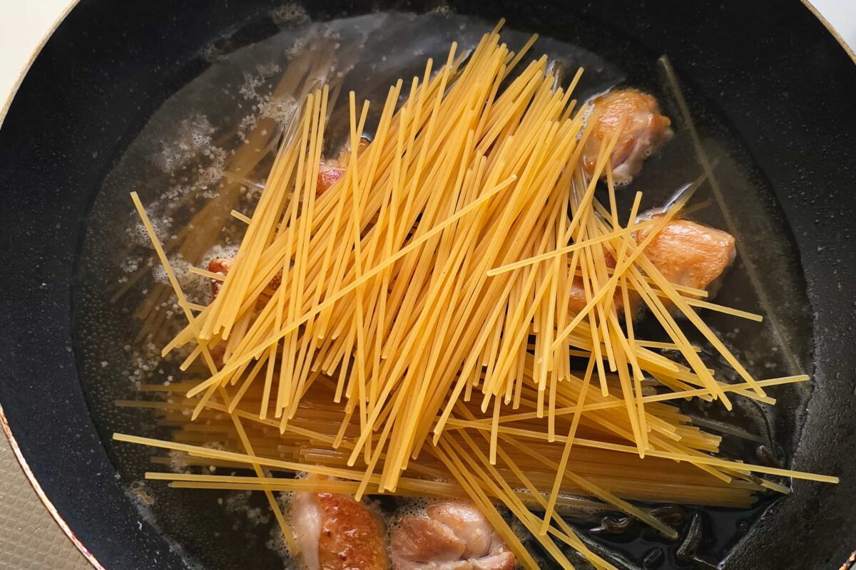 濃厚和風クリームパスタ