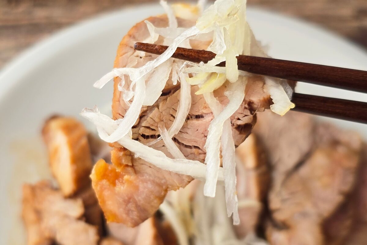 焼豚はレンジで