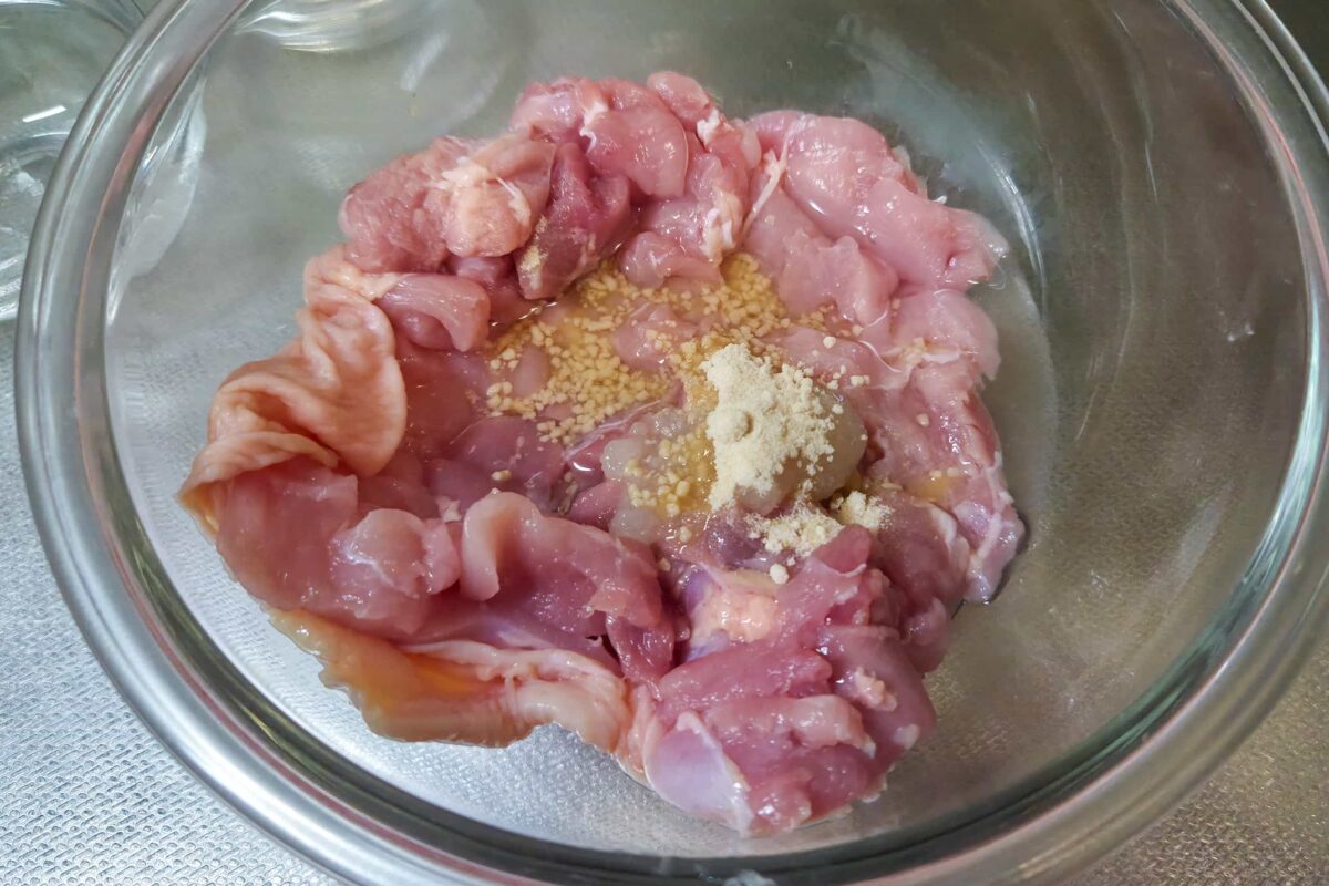 鶏のニンニク焼き