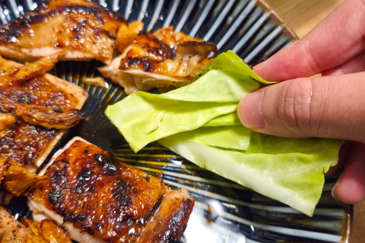 鶏のニンニク焼き