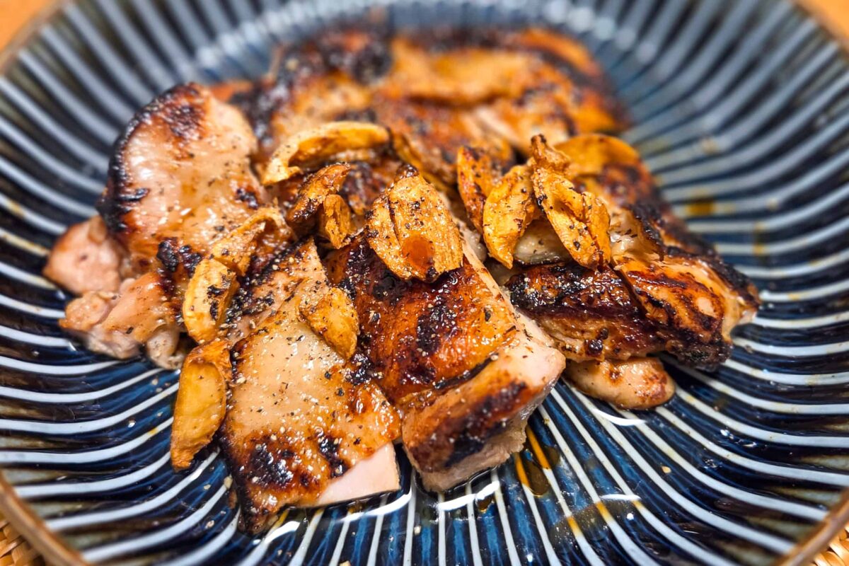 鶏のニンニク焼き