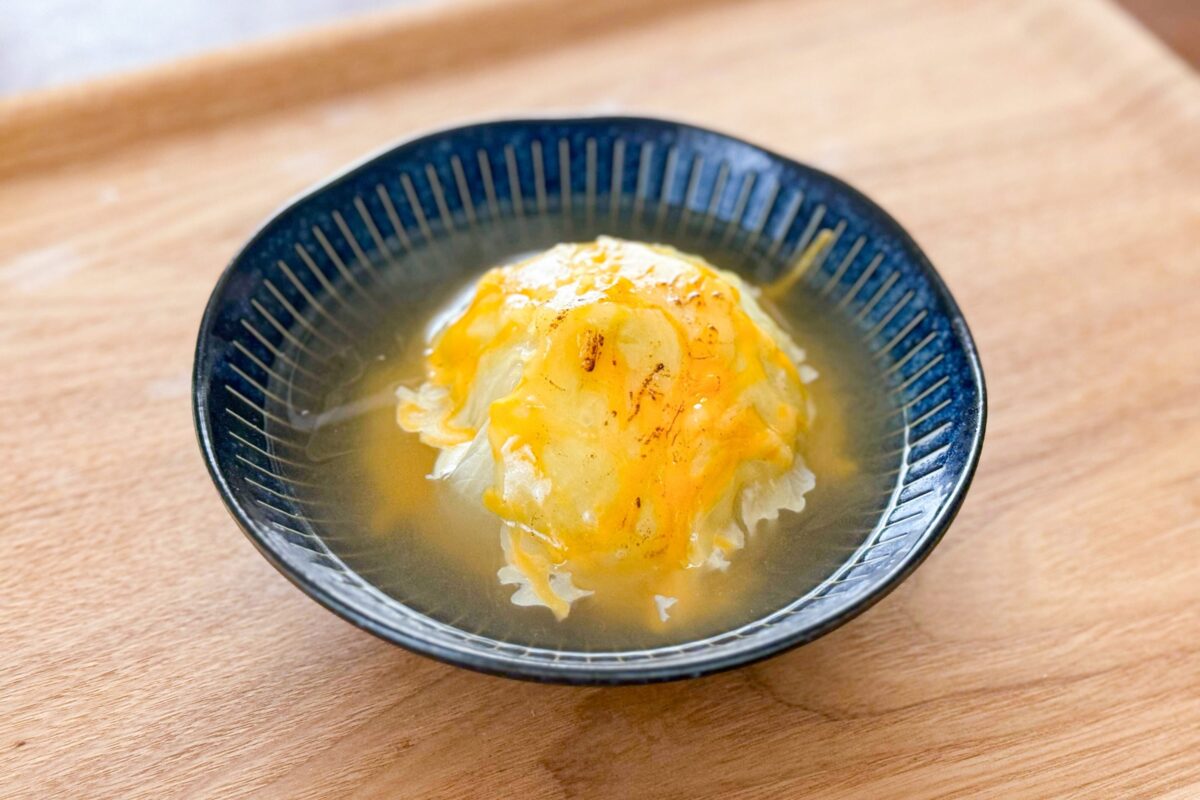 新玉ねぎのスープ