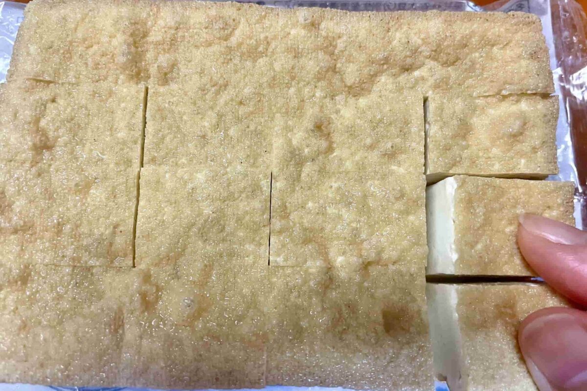厚揚げのみそチーズ焼き