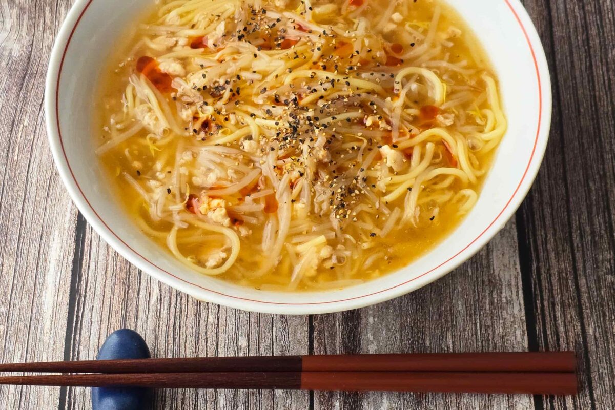 もやしあんかけラーメン