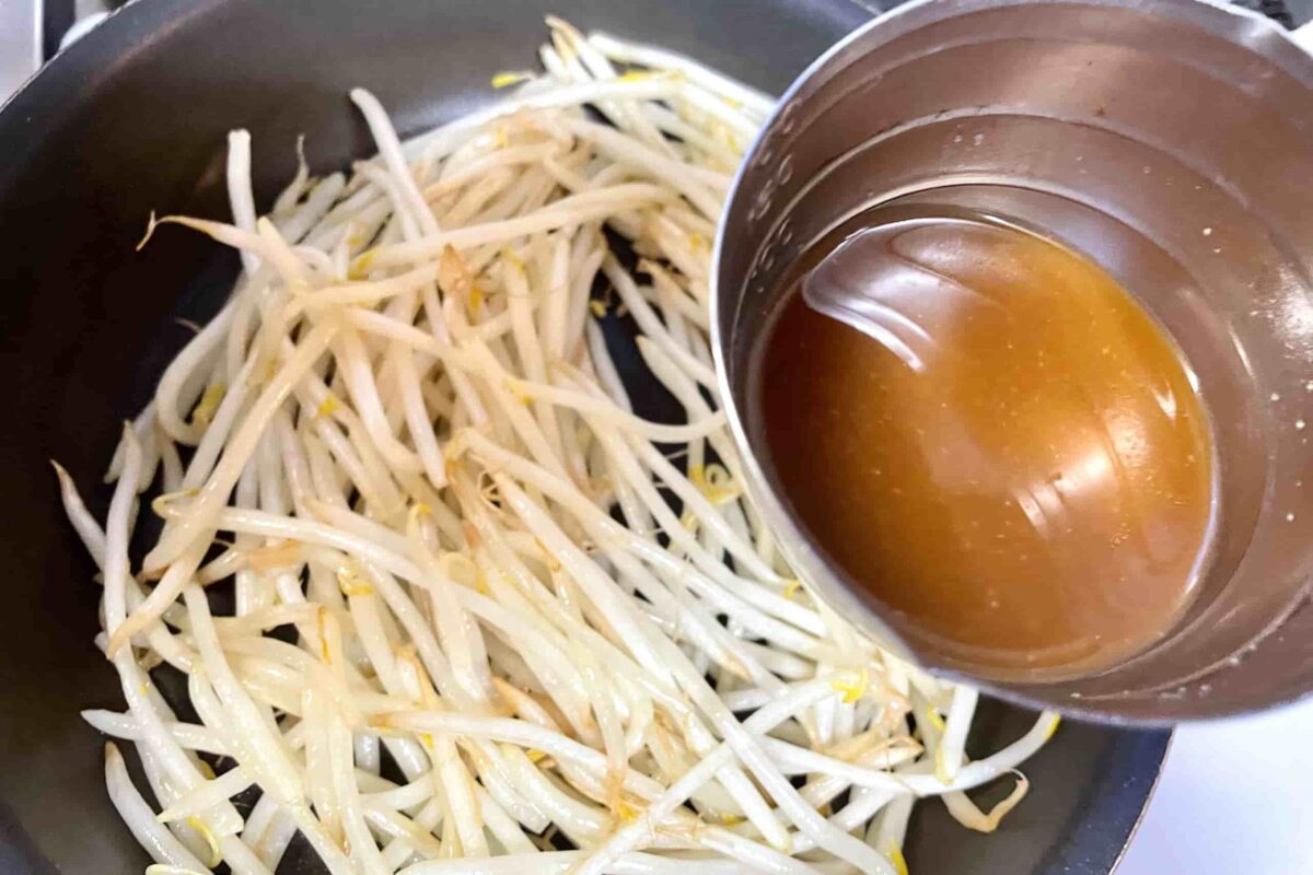 もやし炒め