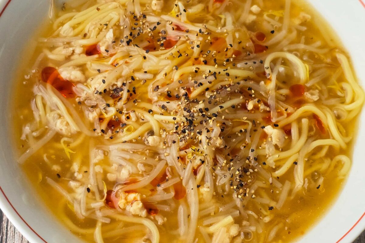 もやしあんかけラーメン