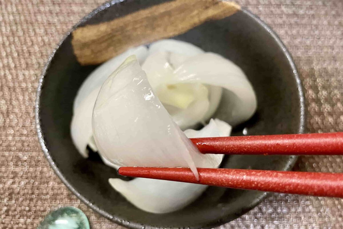 新玉ねぎの半生サラダ
