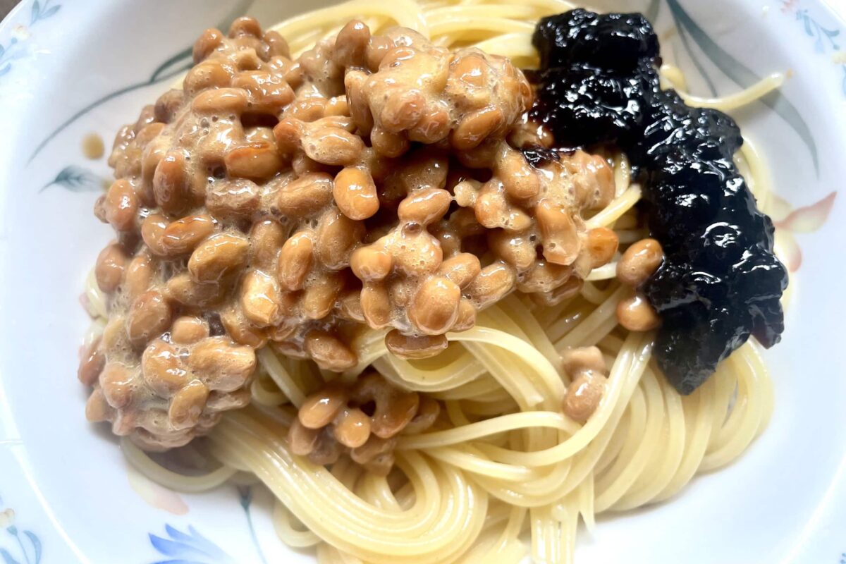 納豆パスタ