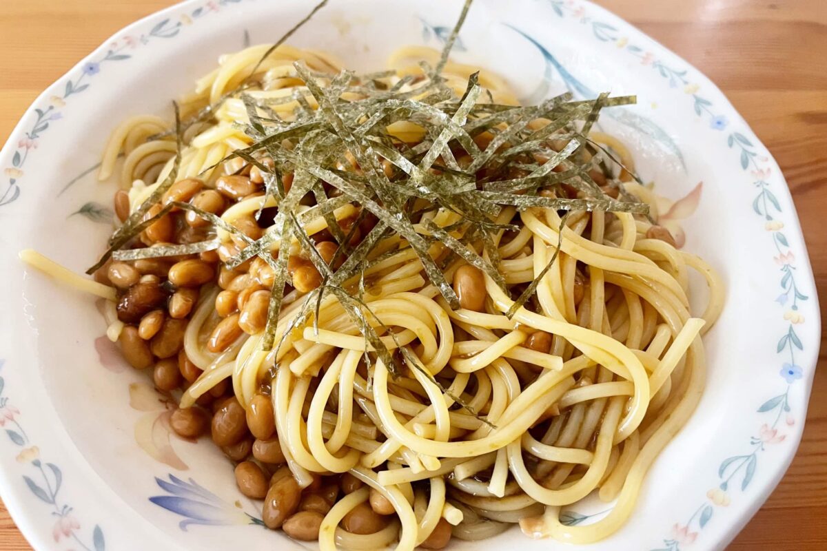 納豆パスタ