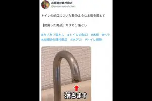 10年放置された蛇口の「頑固な水アカ」がたった51秒で…　プロの“掃除術”にスタジオ仰天