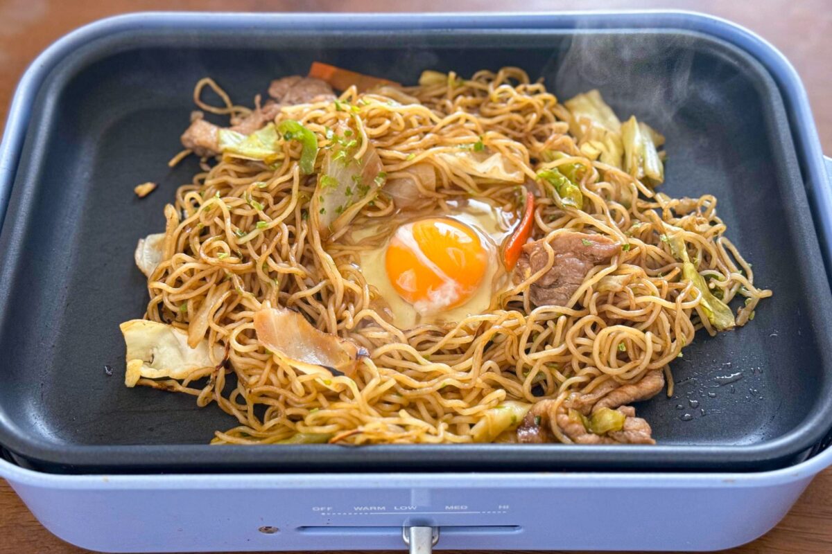 ホットプレート焼きそば