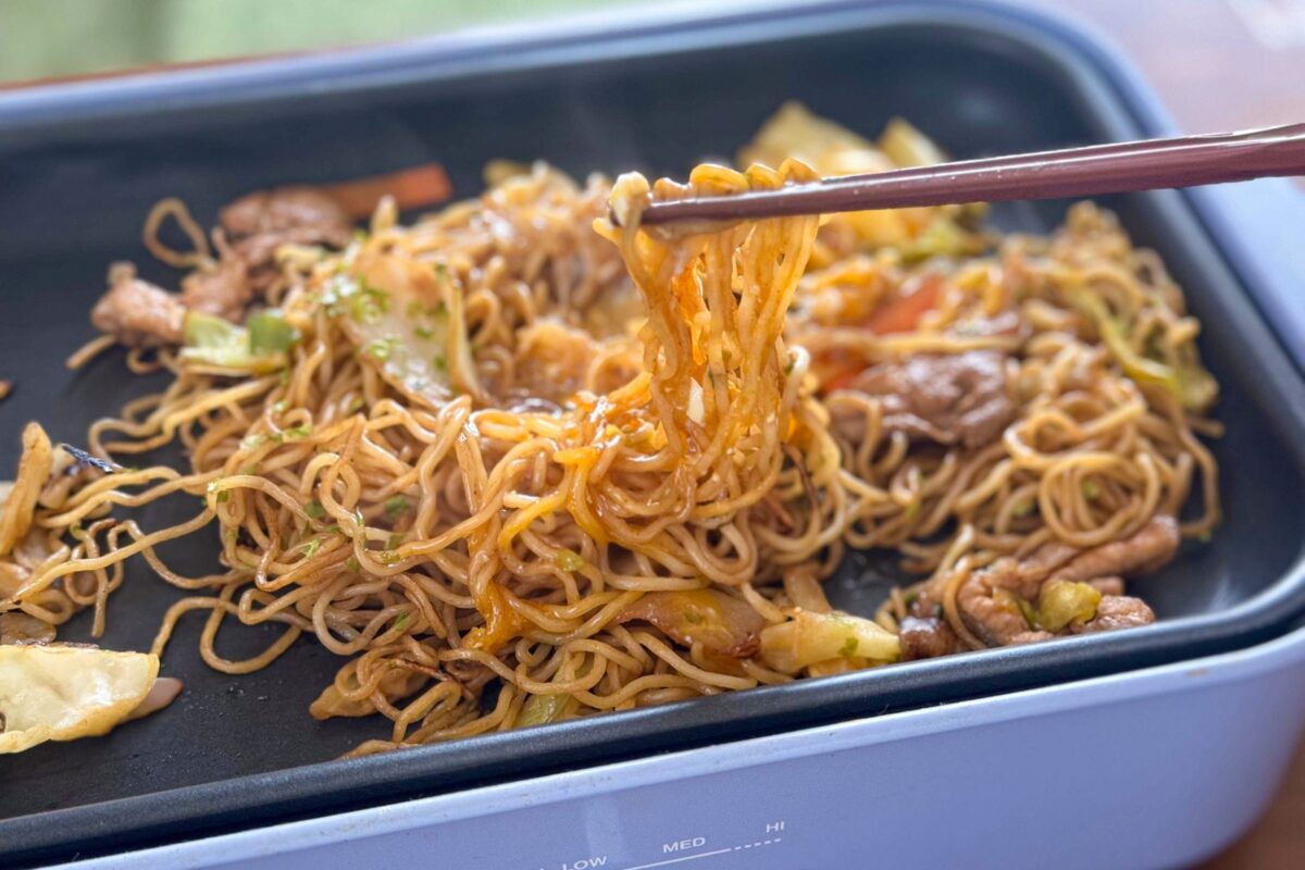 ホットプレート焼きそば