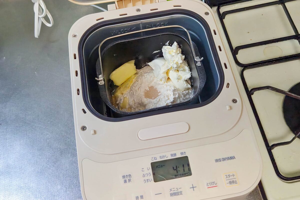 マスカルポーネの生食パン