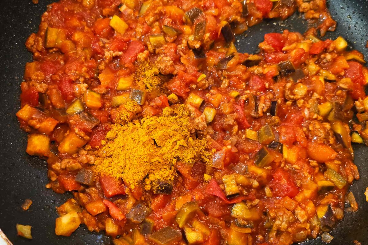 無水キーマカレー