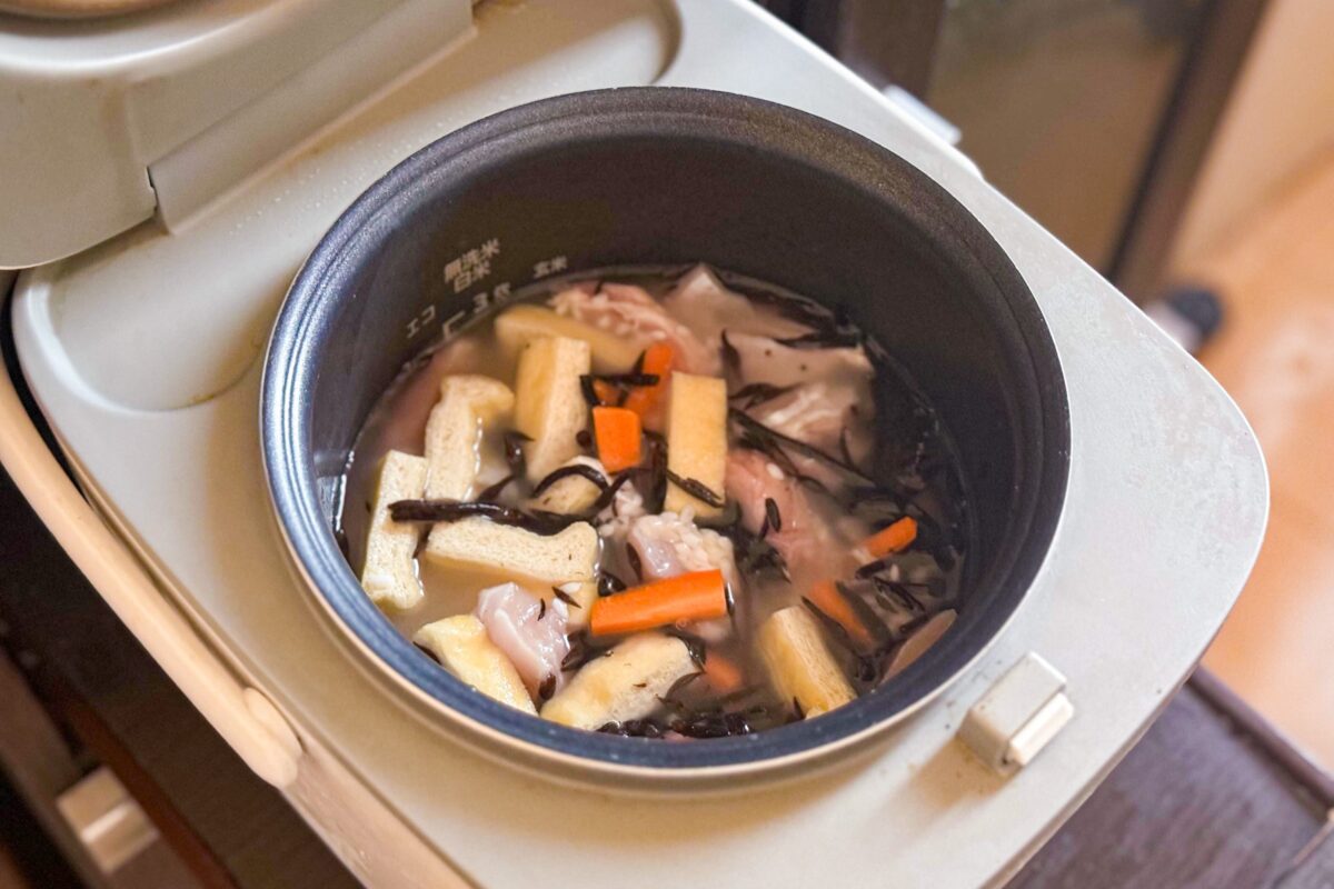 アスパラガスの炊き込みご飯
