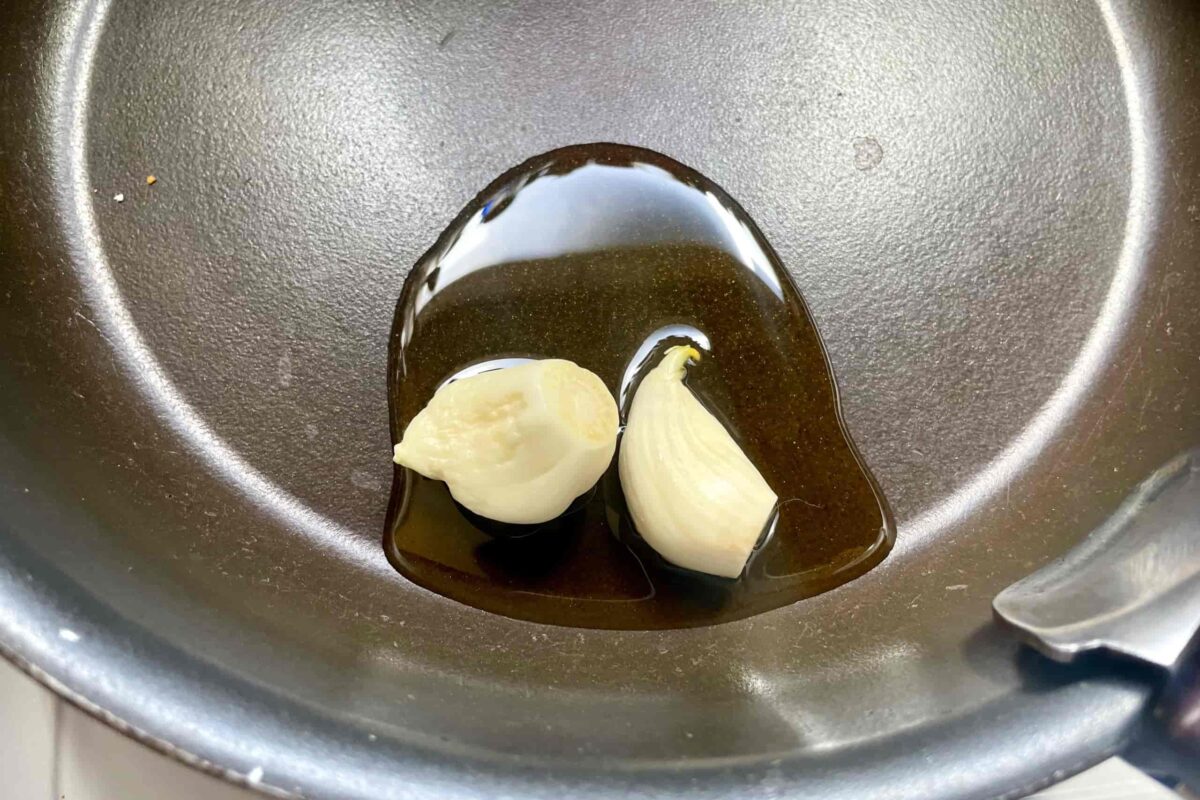 柚子胡椒と大葉のオイルパスタ