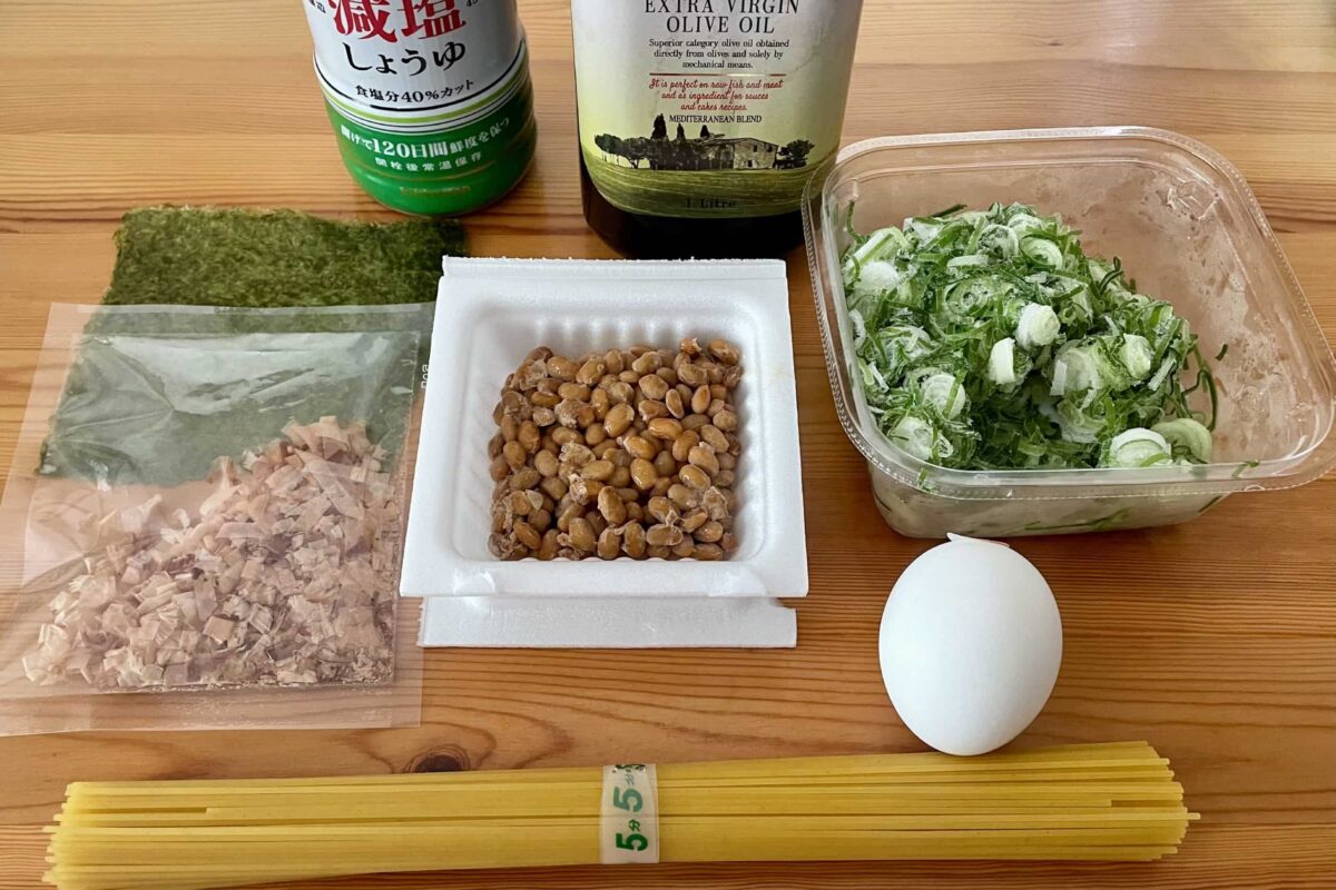 納豆パスタ