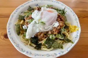 いつもの納豆パスタがワンランク上に　コウケンテツさんのひと工夫が最高